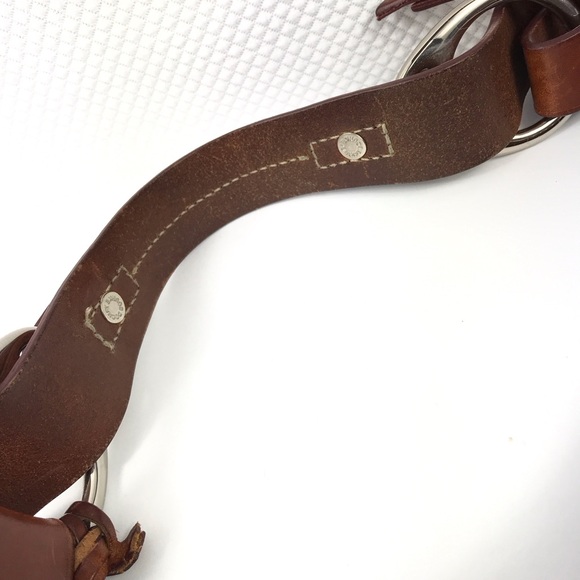 DOONEY & BOURKE Vintage Blue Pebble Leather Hobo Hand Shoulder Bag - Picture 4 of 14